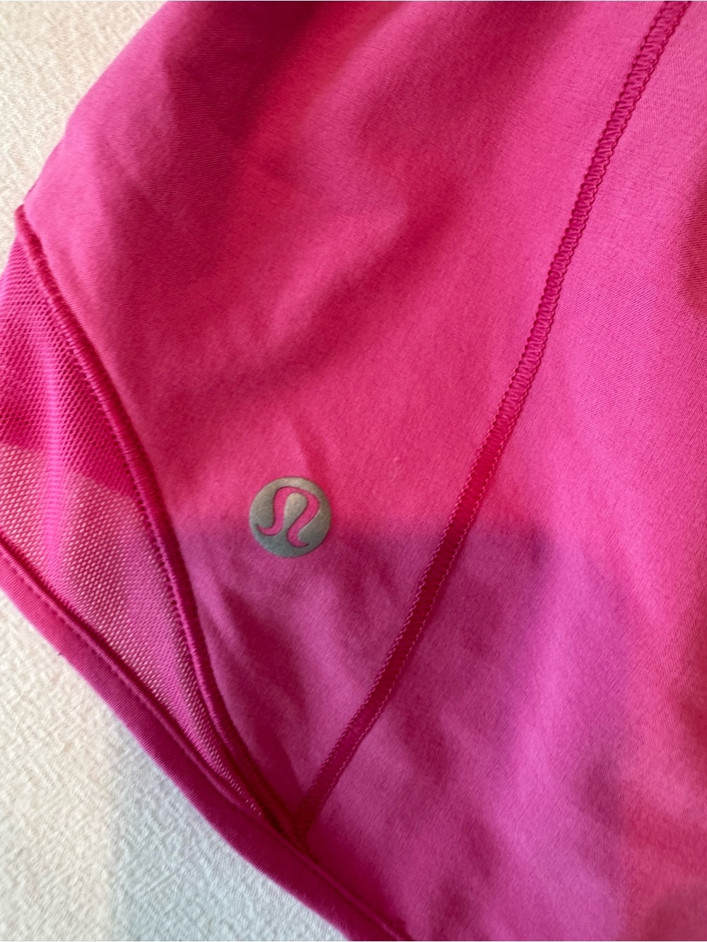 lululemon athletica Hotty Hot Lined Athletic Shorts - Bright Pink - Picture 4 of 5